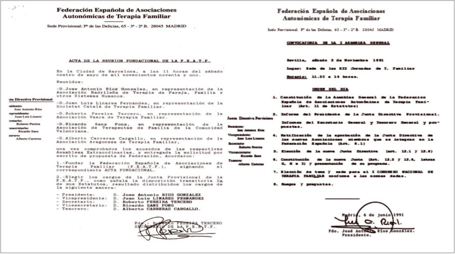 Acta fundacional FEATF