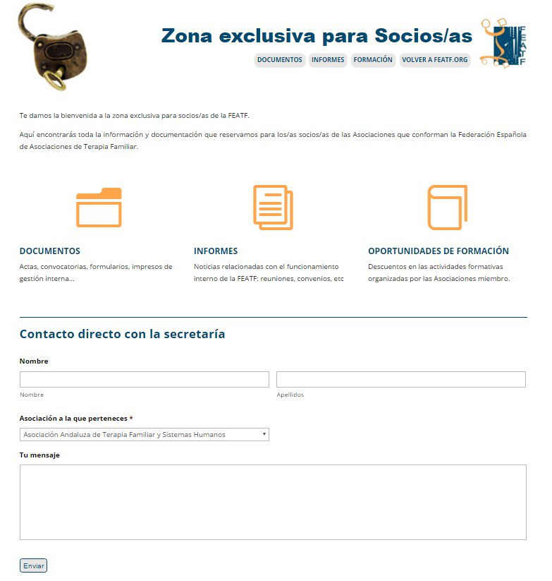 Zona exclusiva para socios