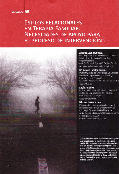 Artículo Antonio León Maqueda