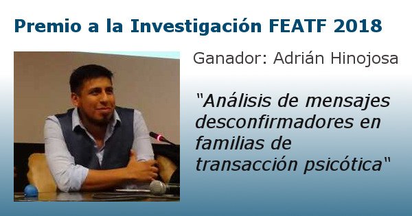 Premio a la Investigación FEATF 2018