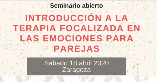 Seminario AATF: Introducción a la terapia focalizada en las emociones para parejas