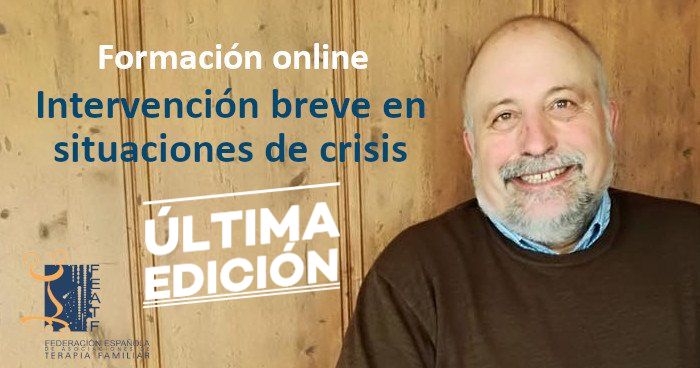 Formación online: Intervención breve en situaciones de crisis. III Edición