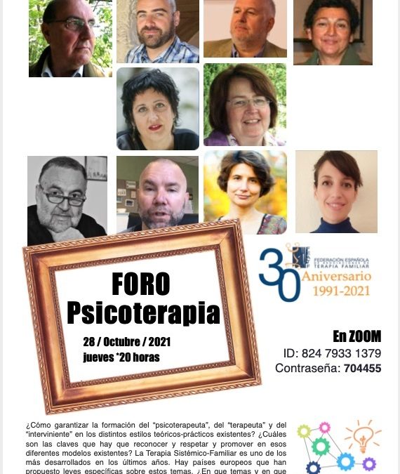 Video Foro*Psicoterapia